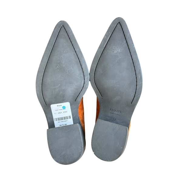 KHAITE- Charleston Suede Chelsea Booties Sz 7 - Picture 13 of 13